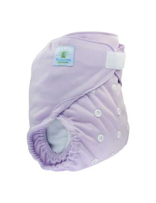 Pannolino lavabile AIO (All In One) Blümchen Velcro