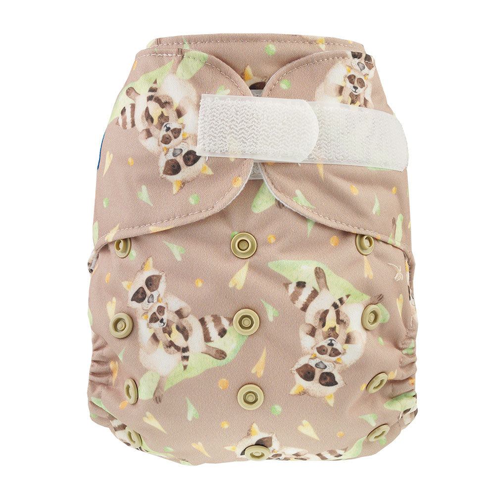 Pannolino lavabile POCKET Blümchen Velcro