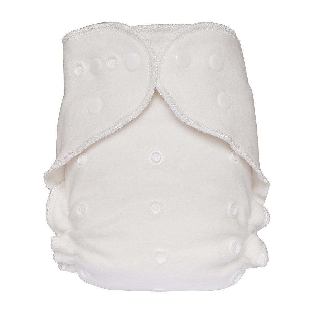 Pannolino lavabile da notte FITTED Blümchen 100% cotone bio supersoft