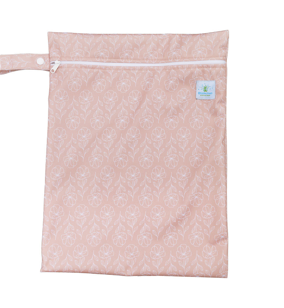 Wet bag Blümchen 41 x 29 cm