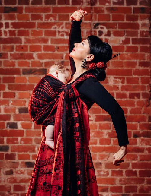Fascia portabebè LennyLamb SYMPHONY Flamenco taglia 6