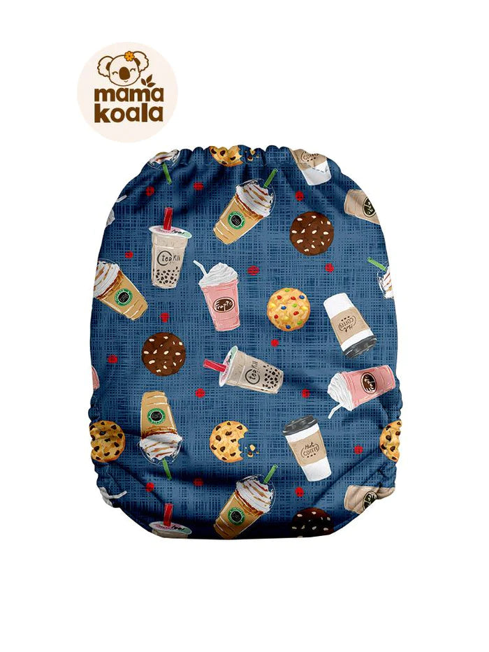 Pannolino lavabile Pocket in Suede MAMA KOALA 2.0 Snaps o Velcro