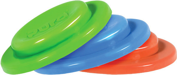 Dischi di ricambio per bottiglie, 3 pezzi, blu/verde/arancione PURA