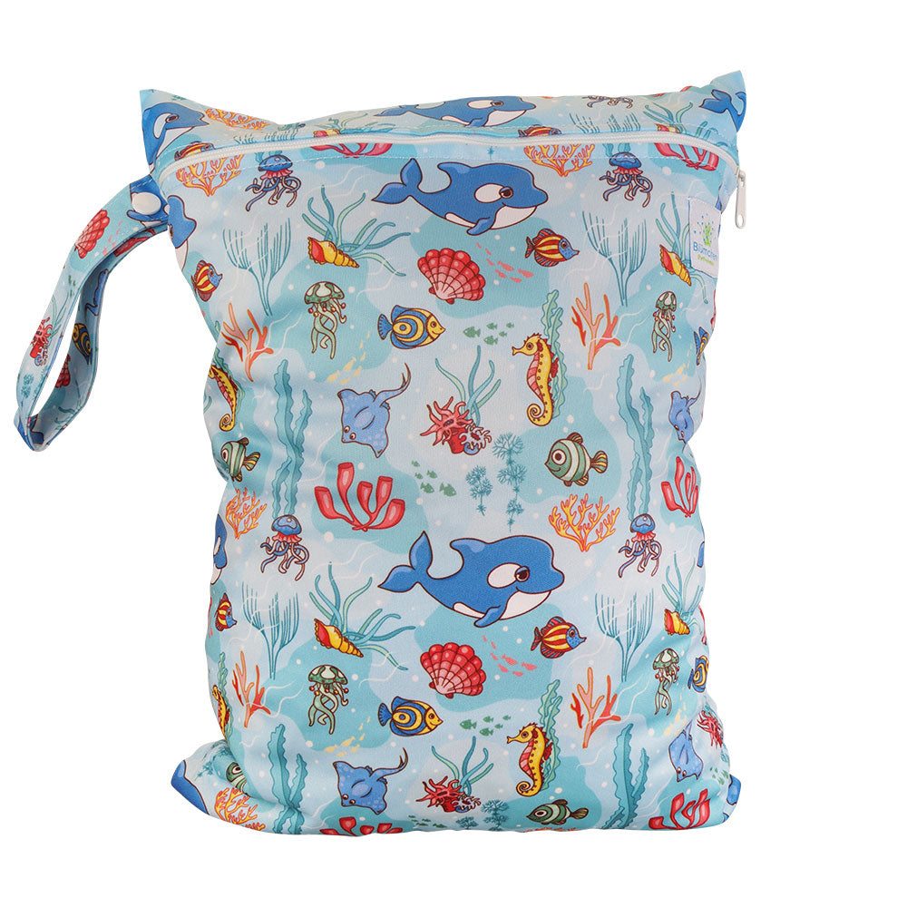 Wet bag Blümchen 41 x 29 cm