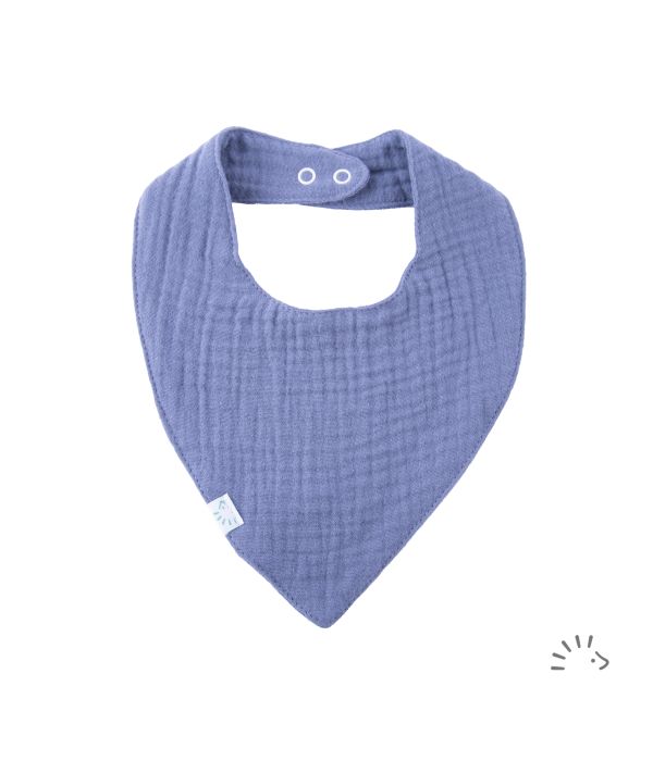 Bavaglia bandana reversibile in cotone Popolini