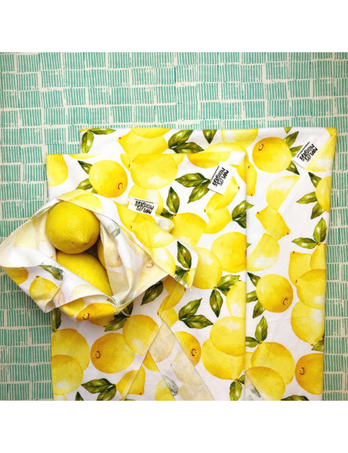 Bento Bag's borsa in cotone Marley's Monsters edizione speciale Vintage Lemons