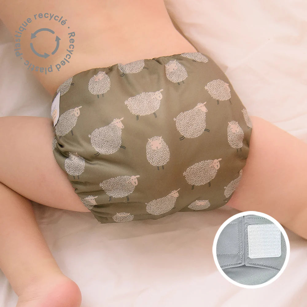 NOVITA'!!!!! Pannolino lavabile pocket VELCRO La Petite Ourse