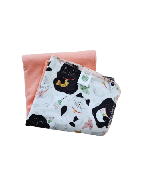 Flat COCO 3/4 in French Terry Rose COCO