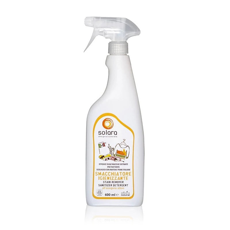 Detergente Spray Igienizzante e PRETRATTANTE per tutte le superfici SOLARA Officina Naturae