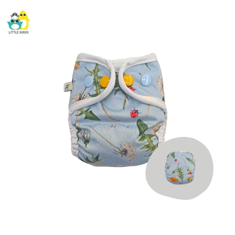 AIO HEAVY Taglia unica Little Birds Diapers