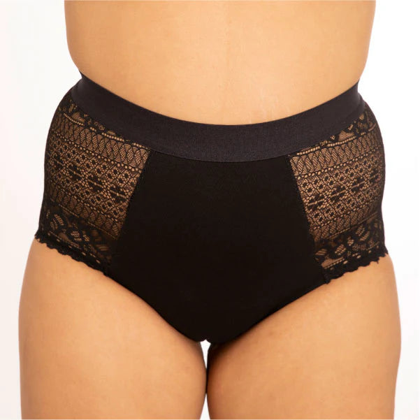 WUKA ULTIMATE™ Lace Vita alta (flusso abbondante) Slip da ciclo in Tencel