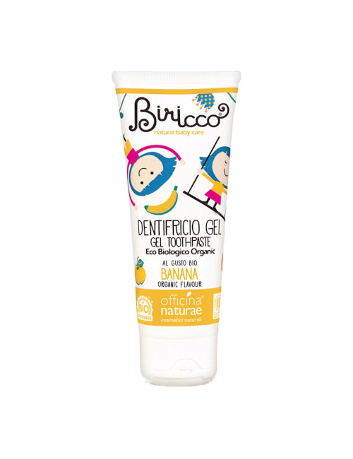 Dentifricio gel per bambini BANANA Biricco di Officina Naturae
