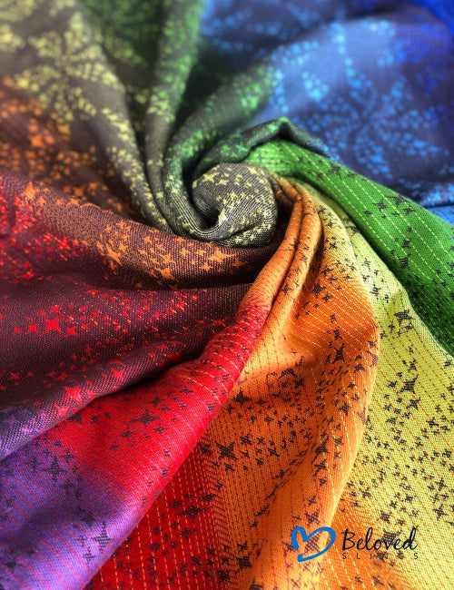 Fascia Beloved Slings Arcoiris Black taglia 6