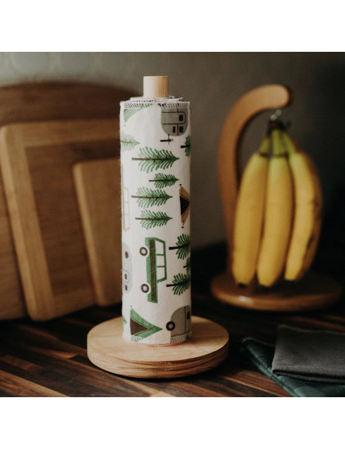 Rotolo da cucina lavabile Marley's Monsters con portarotolo in legno