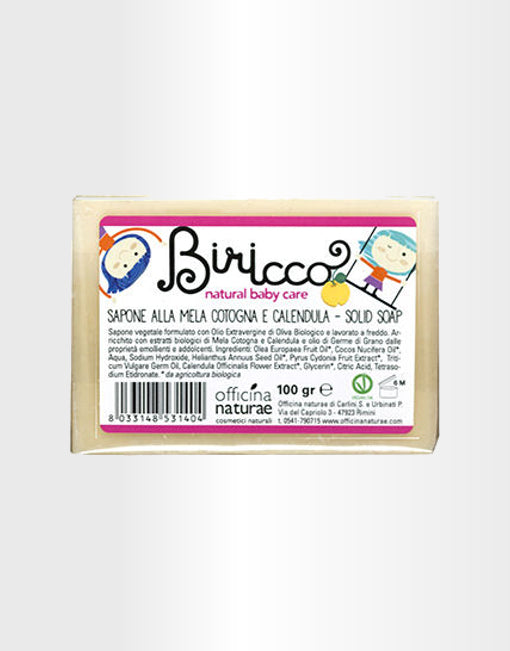 Sapone alla mela cotogna e calendula Biricco di Officina Naturae