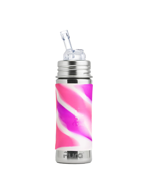 Biberon Pura Kiki con cannuccia 6m+