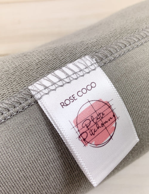 Flat Pitchoune in French Terry Rose COCO