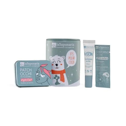 Salvadanaio Orso Polare Kit viso La Saponaria