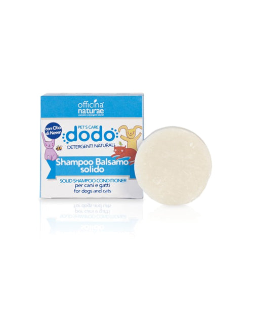 Shampoo Balsamo per cani e gatti solido Officina Naturae DODO