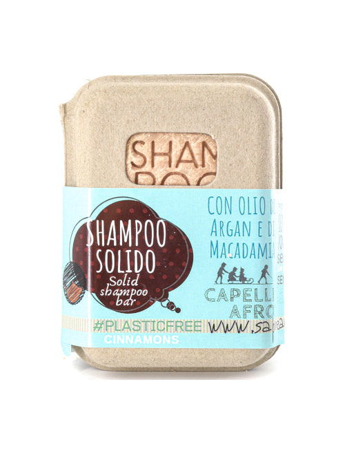 Shampoo solido al Cinnamons CAPELLI AFRO e CRESPI