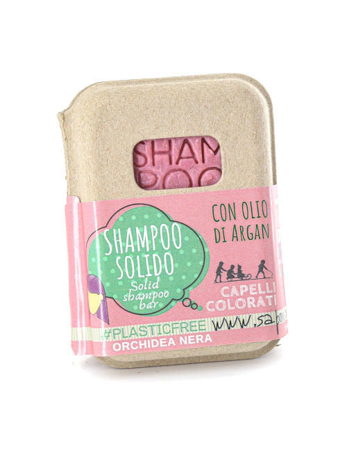 Shampoo solido all'Orchidea Nera CAPELLI COLORATI