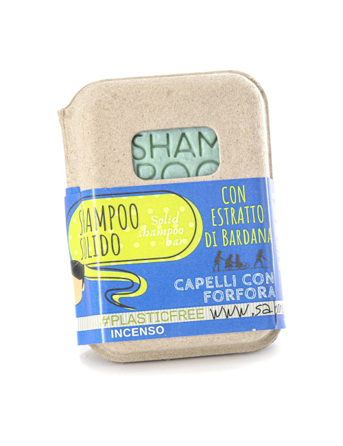 Shampoo solido all'incenso CAPELLI CON Forfora