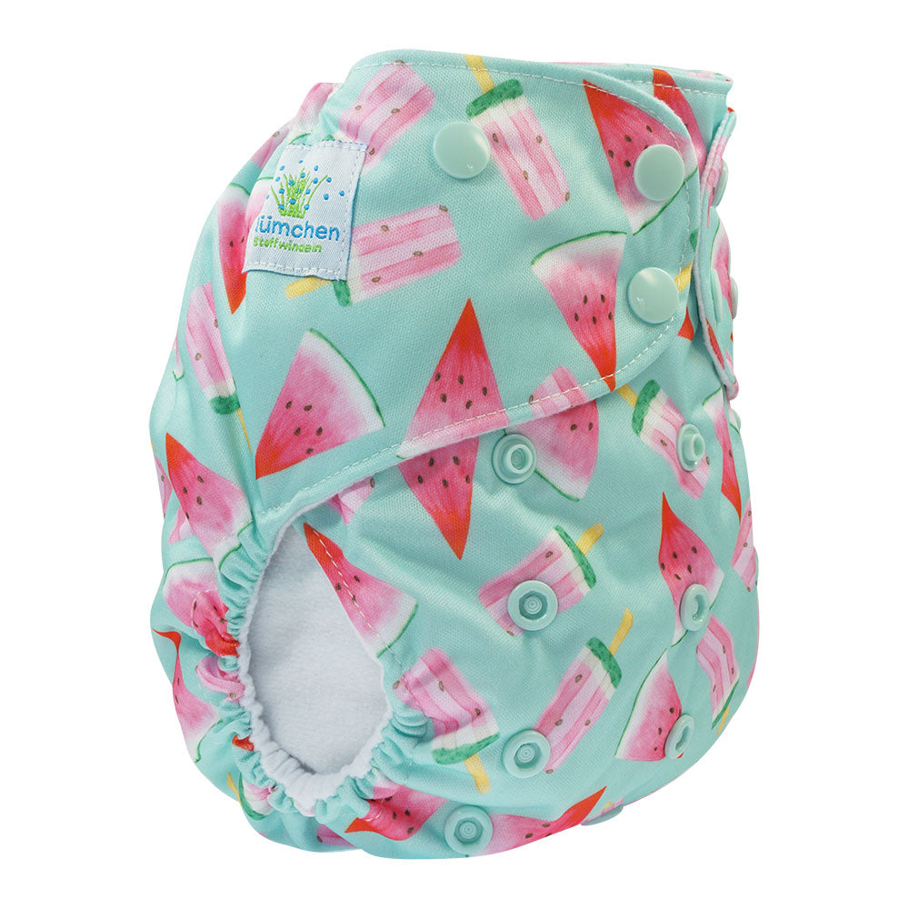 Pannolino lavabile POCKET Blümchen Premium Snaps