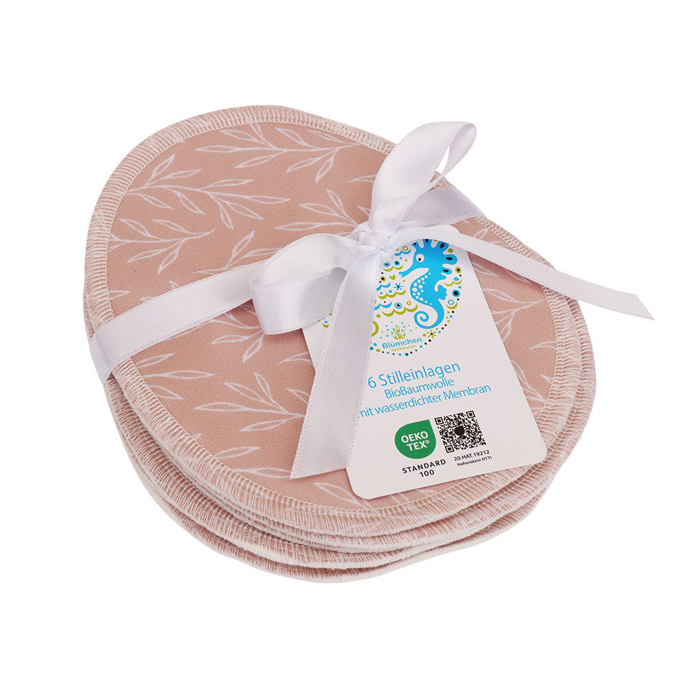 Coppette assorbilatte lavabili Blümchen con Pul supersoft 13x16cm | 6 pezzi