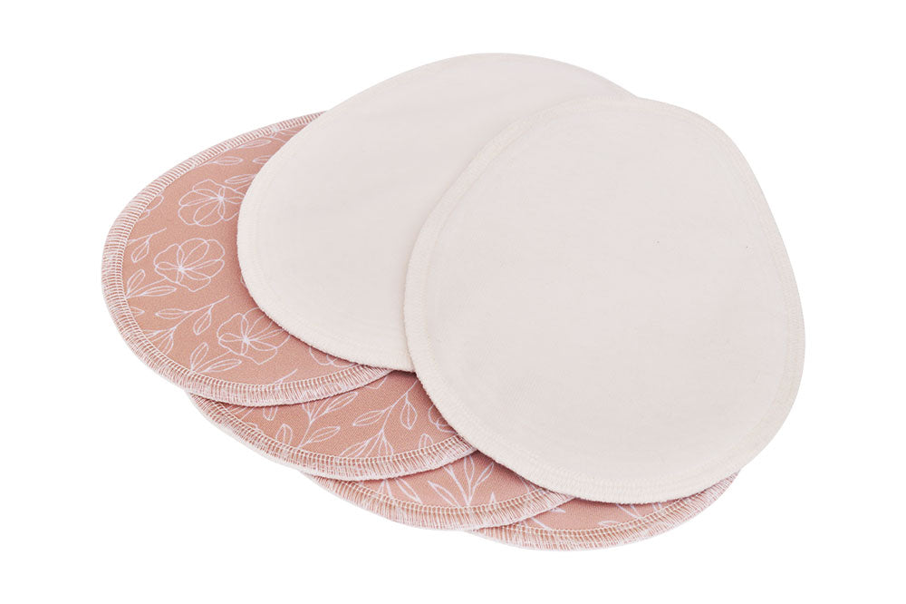 Coppette assorbilatte lavabili Blümchen con Pul supersoft 13x16cm | 6 pezzi