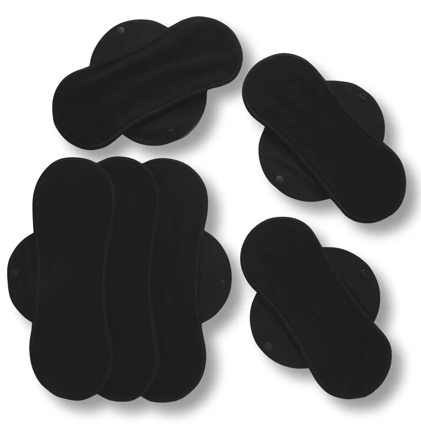 Assorbente Lavabile Racman in bambù Medium Ali Nere
