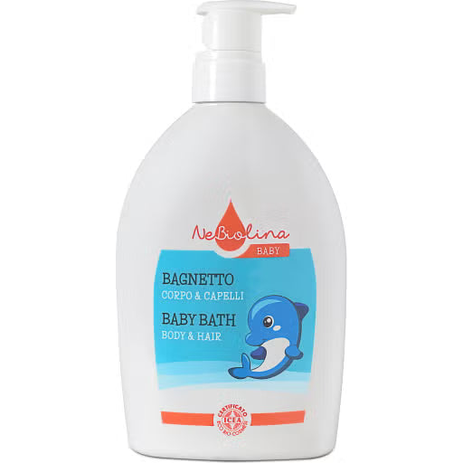 Bagnetto neonato corpo e capelli NeBiolina da 500 ml
