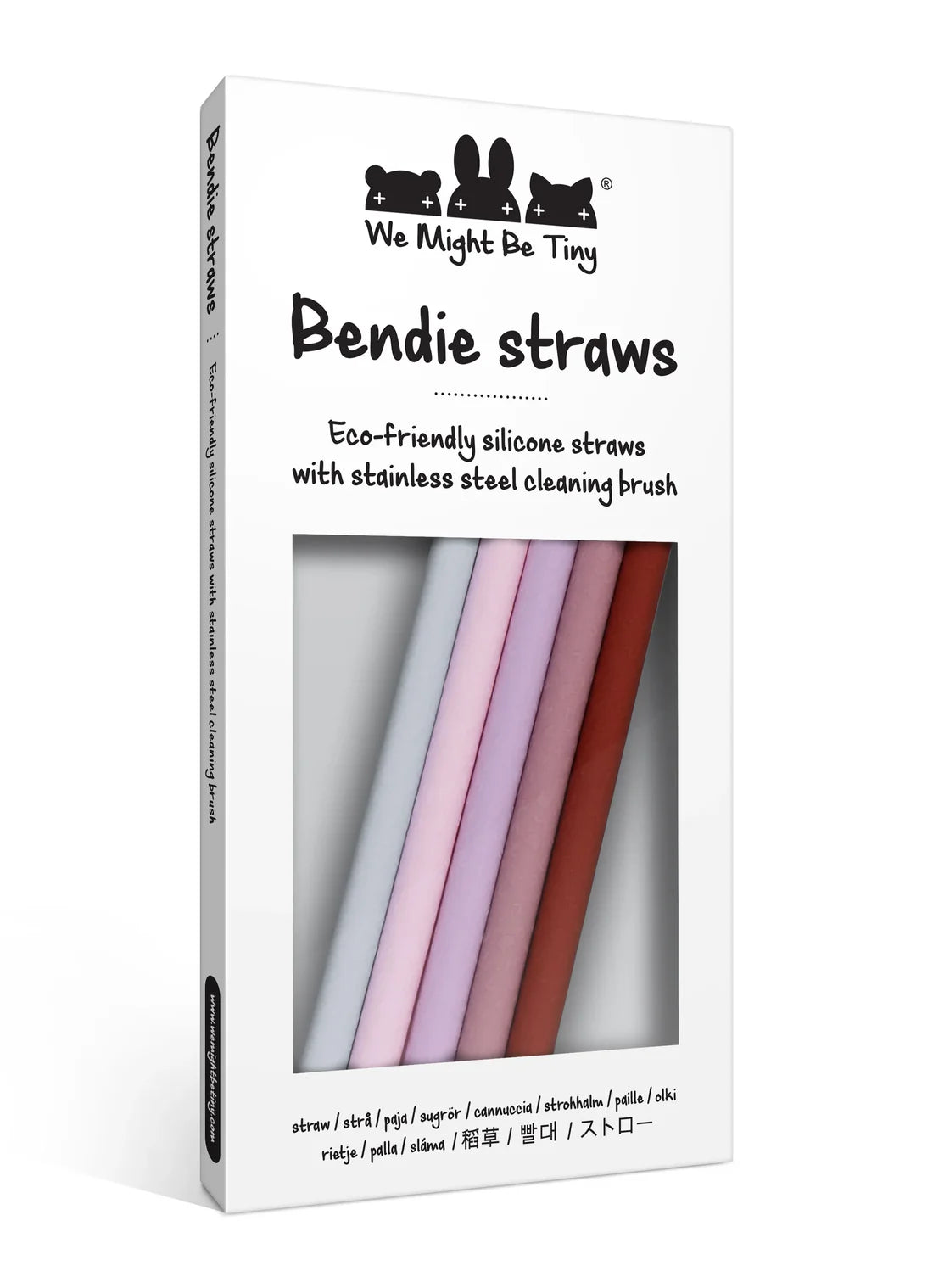 Cannucce in silicone BPA free | pacco da 5