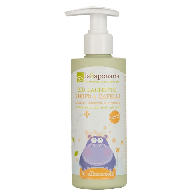 Bio bagnetto corpo e capelli per pelli sensibili - La Saponaria