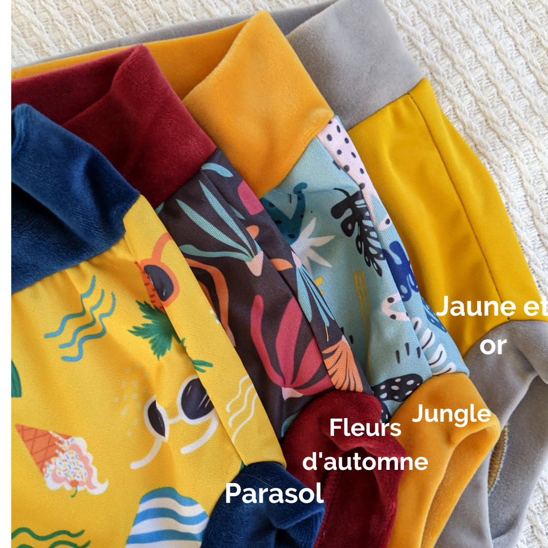 Cover a taglie in PUL e velluto Minky Bloome