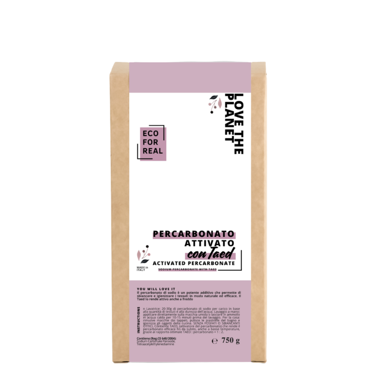 Percarbonato con TAED (attivatore) igienizzare a 30C° | 750gr