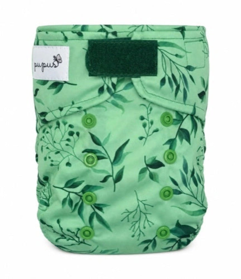 Pannolino lavabile pocket con velcro e interno jersey di cotone