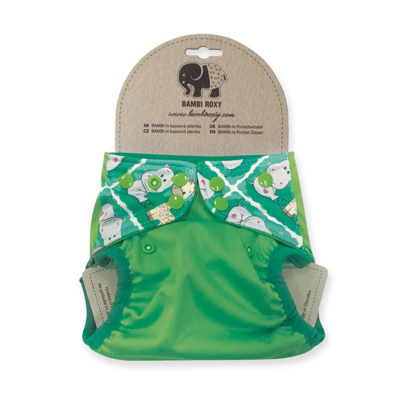 Pocket Bambi Roxy con chiusura Snaps