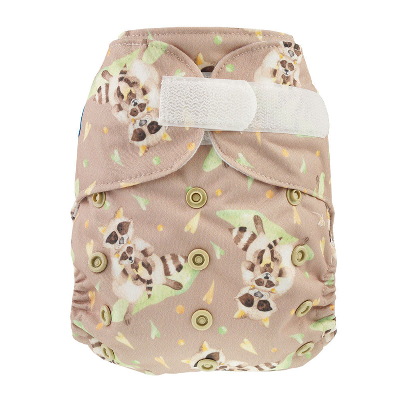 Pannolino lavabile Pocket Blümchen Velcro