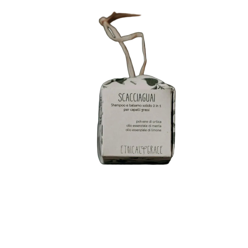 Shampoo solido capelli grassi Lo Scacciaguai