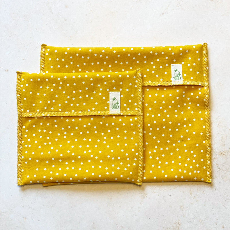 Snack bag ecologico lavabile per alimenti secchi e umidi