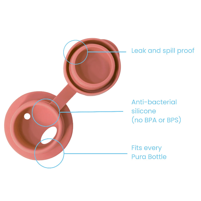 Tappo sport Pura Kiki silicone antiperdita 100% medicale