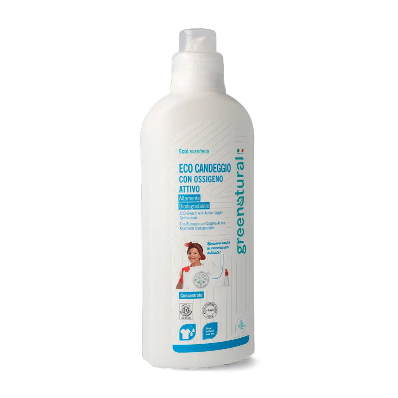 co candeggio con ossigeno attivo Greenatural in flacone da 900 ml