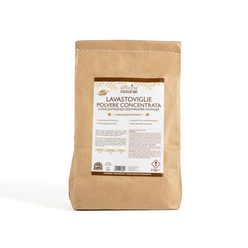 Detersivo Lavastoviglie Ecologico in Polvere  Officina Naturae, con Percarbonato | 2kg