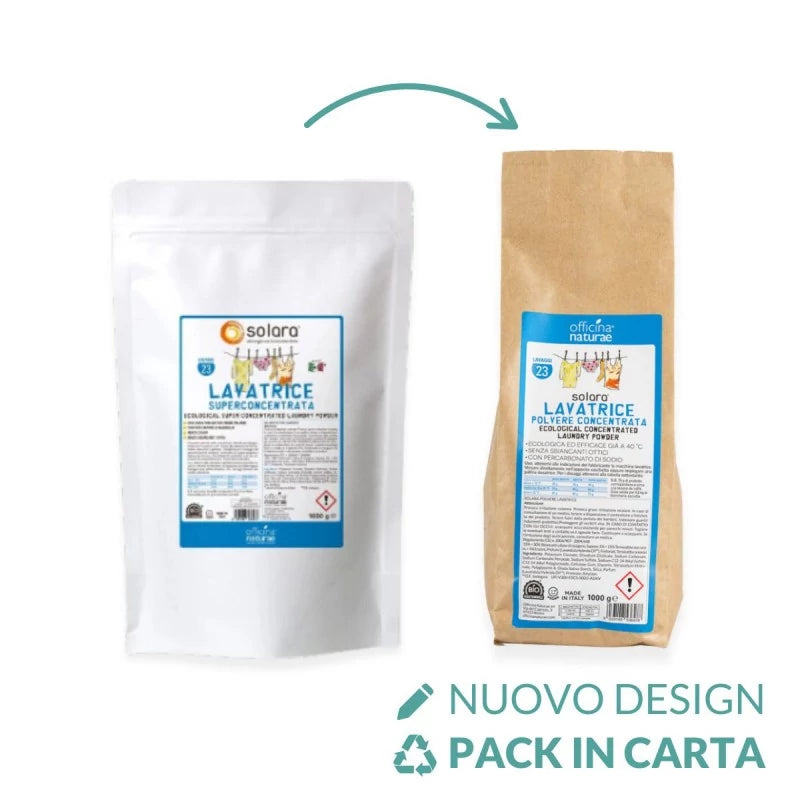Polvere detersivo naturale superconcentrato Solara