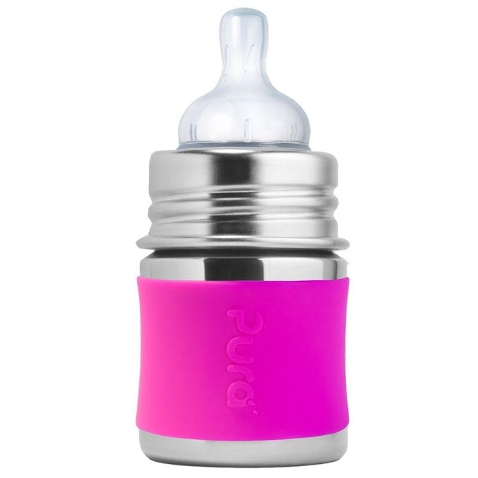 Pura Kiki™ Biberon Acciaio Inox 150 ml | 0+ mesi Zero Plastica