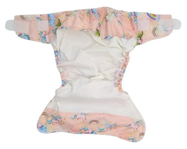 Pannolino lavabile pocket con velcro tasca in jersey di cotone | Pupus 4,5–15 kg