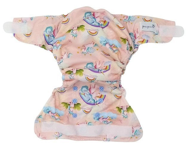 Pannolino lavabile pocket con velcro tasca in jersey di cotone | Pupus 4,5–15 kg