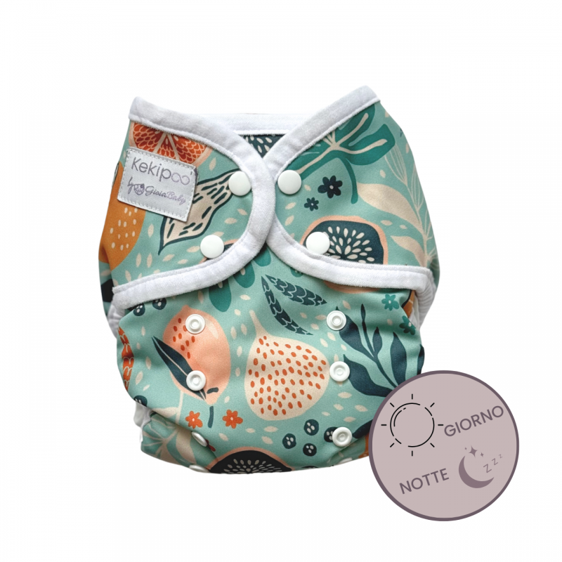 Pannolino lavabile Ai2  Kekipoo' in bamboo con doppio inserto