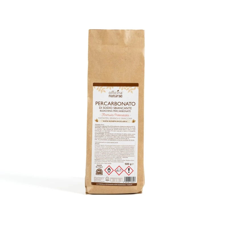 Percarbonato sbiancante Officina Naturae 500 gr formula potenziata