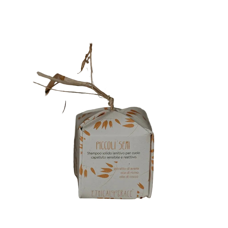 piccoli semi shampoo solido cuoio capelluto sensibile ethical grace